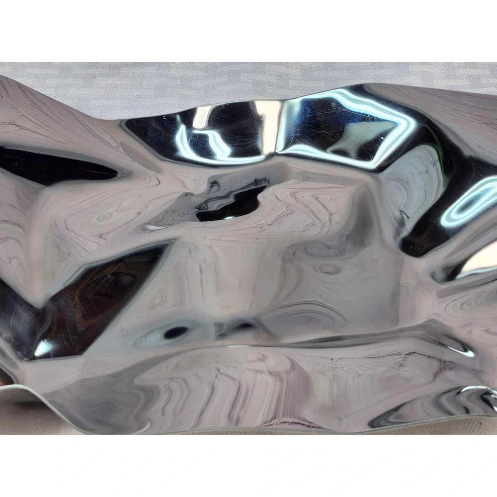 Art Mirror Polished Serving Tray Unbranded Design Inspired by Jensen & Panton